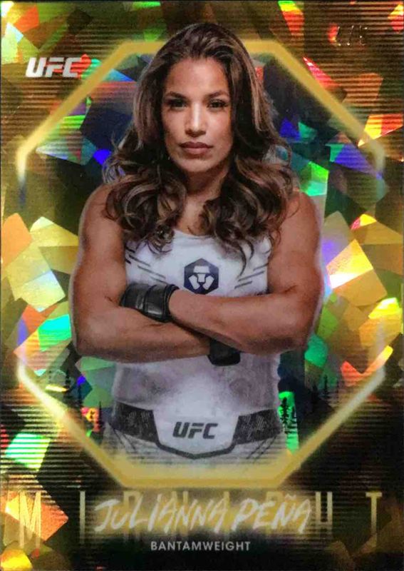 Julianna Pena 2025 Topps Midnight UFC #88 Daybreak /5 RAW