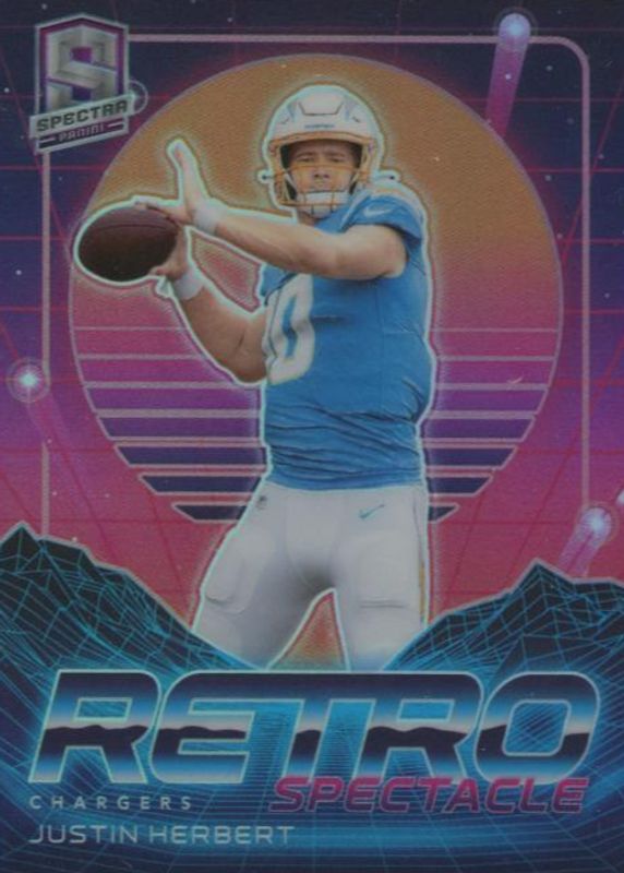 Justin Herbert 2021 Spectra #RS-20 Retro Spectacle /(SSP) RAW