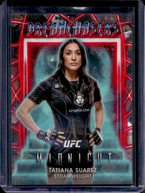 Tatiana Suarez 2025 Topps Midnight UFC #DC-11 Dream Chasers - Daybreak /5 RAW