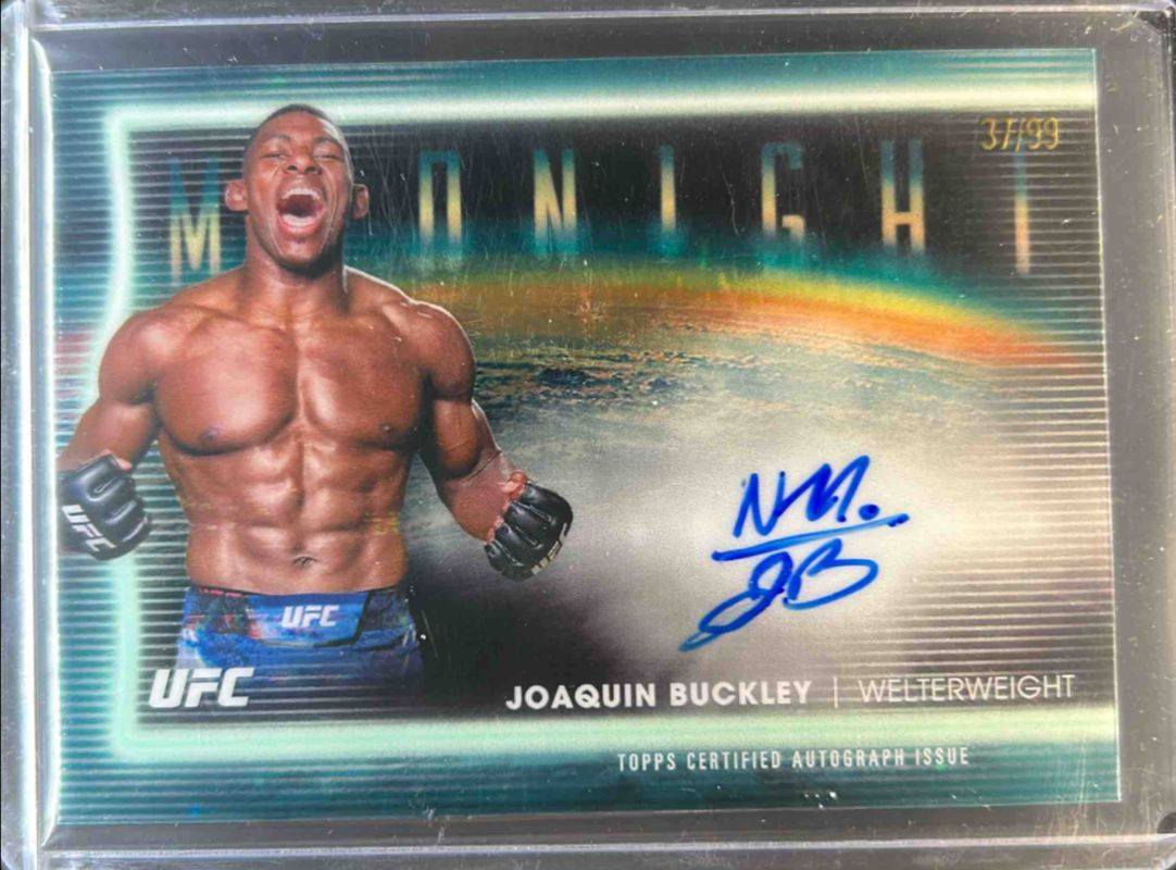 2025 Topps Midnight UFC #HNS-JY Horizon Signatures - Twilight /99