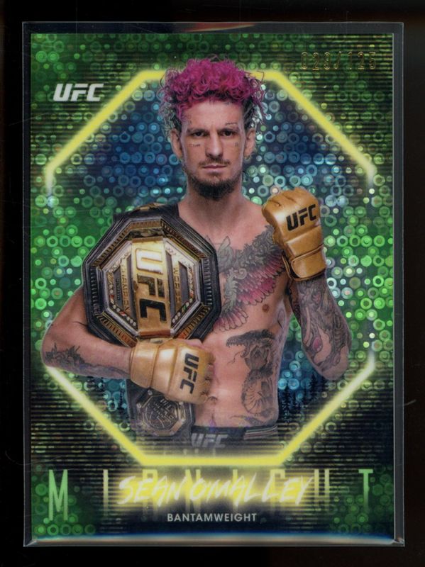 Sean O'Malley 2025 Topps Midnight UFC #16 Morning /125 RAW