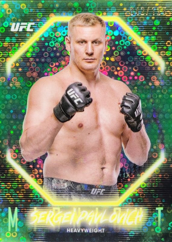 2025 Topps Midnight UFC #25 Morning /125