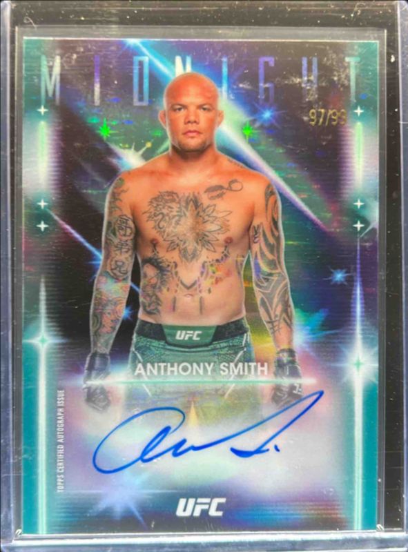 2025 Topps Midnight UFC #GRG-AS Glimmer Graphs - Twilight /99