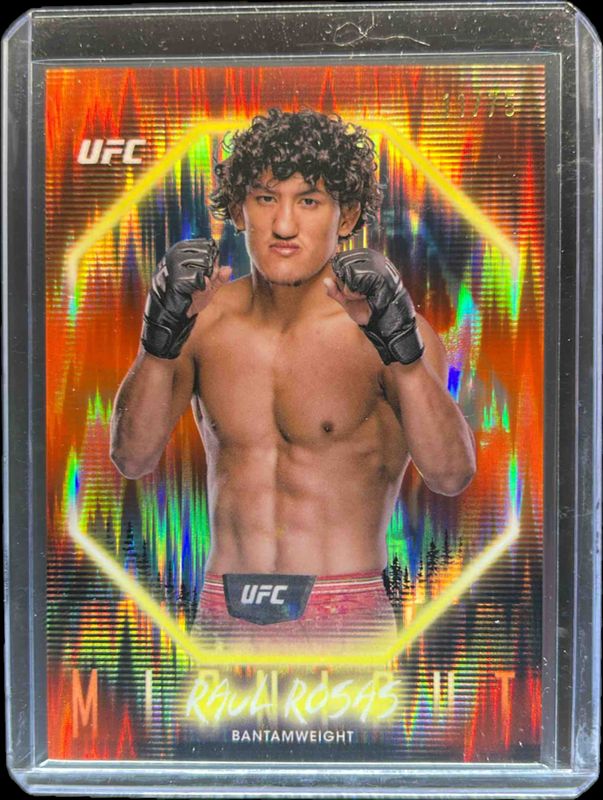 Raul Rosas Jr. 2025 Topps Midnight UFC #14 Dusk /75 RAW