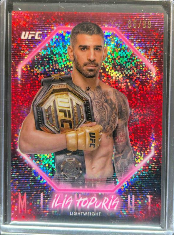 Ilia Topuria 2025 Topps Midnight UFC #11 Twilight /99 RAW