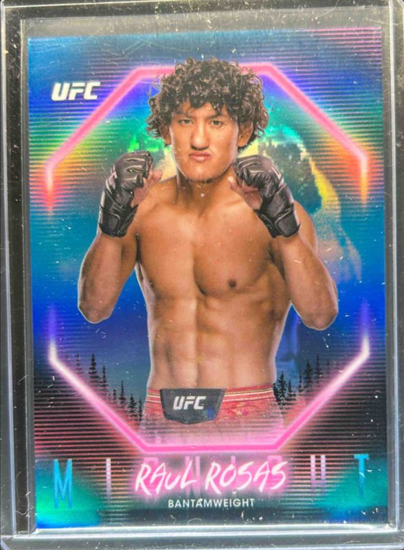 Raul Rosas Jr. 2025 Topps Midnight UFC #14 Base RAW