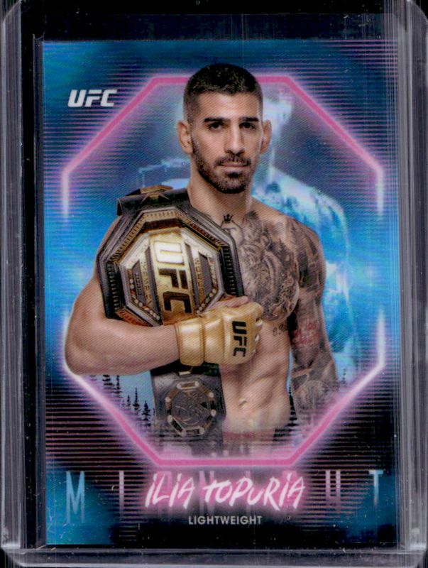 Ilia Topuria 2025 Topps Midnight UFC #11 Base RAW