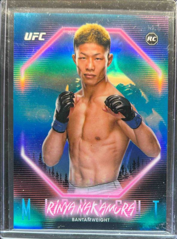 Rinya Nakamura 2025 Topps Midnight UFC #27 Base Rookie RAW