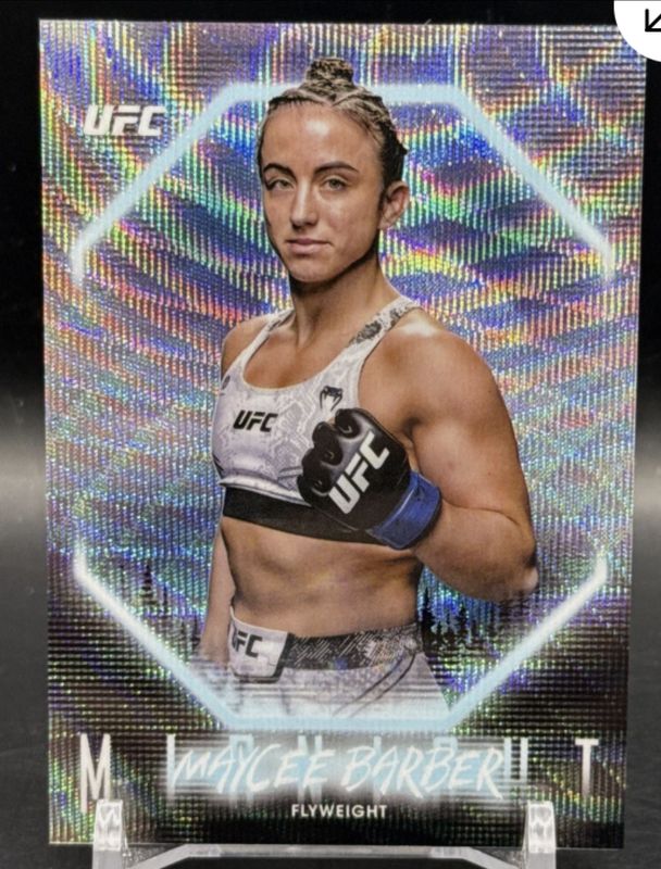 Maycee Barber 2025 Topps Midnight UFC #42 Base RAW