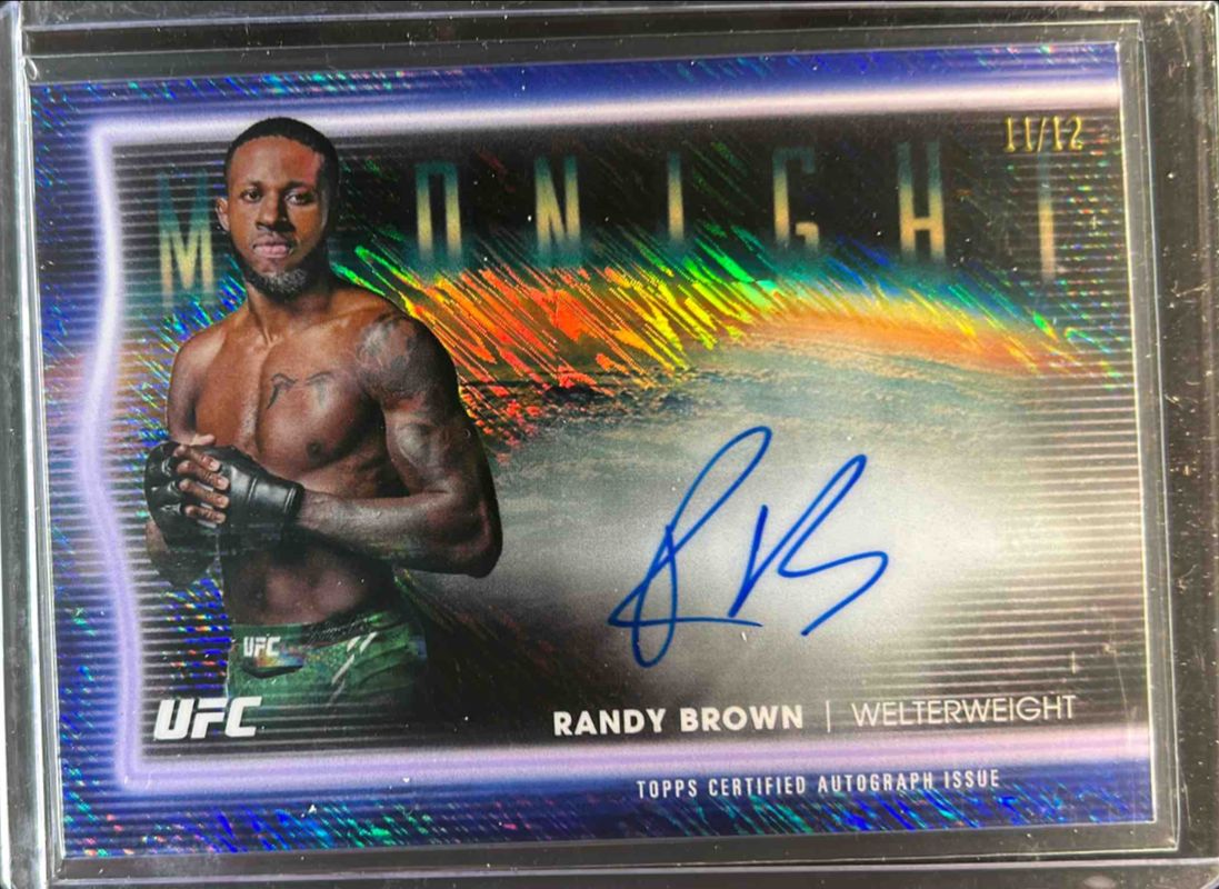 2025 Topps Midnight UFC #HNS-RB Horizon Signatures - Midnight /12