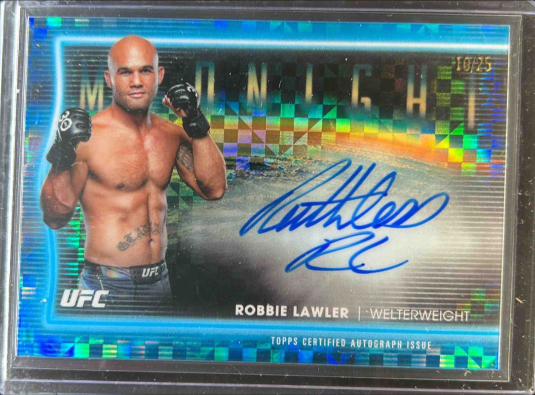 2025 Topps Midnight UFC #HNS-RL Horizon Signatures - Moonrise /25