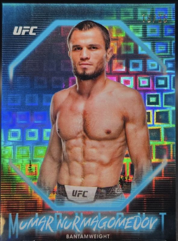 Umar Nurmagomedov 2025 Topps Midnight UFC #95 Moonrise /25 RAW