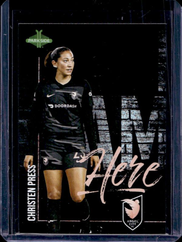 Christen Press 2025 Parkside NWSL Series 1 #5 I Am Here RAW