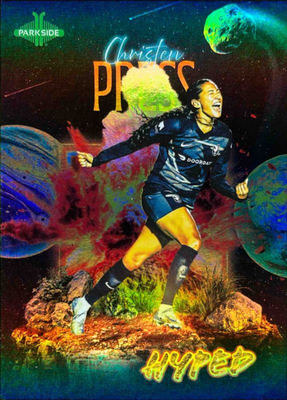 Christen Press 2025 Parkside NWSL Series 1 #H1 Hyped RAW