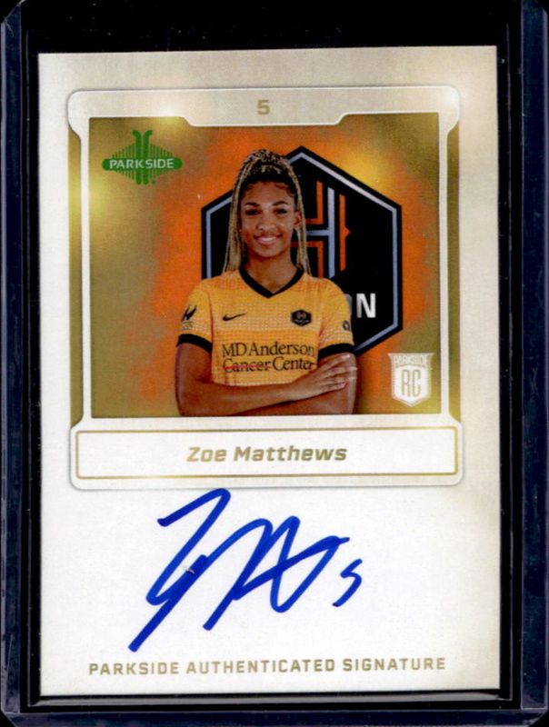 2025 Parkside NWSL Series 1 #SS-ZM Signatures Series