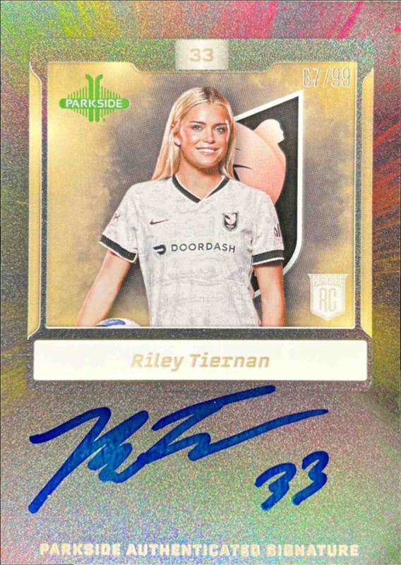 2025 Parkside NWSL Series 1 #SS-RT Signatures Series - Silver /99