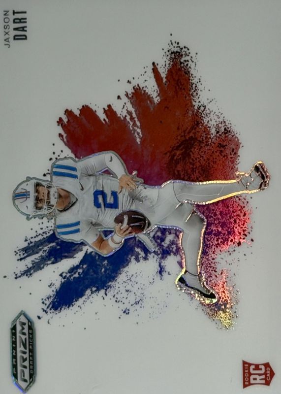 Jaxson Dart 2025 Prizm Draft Picks #14 Color Blast /(SSP)