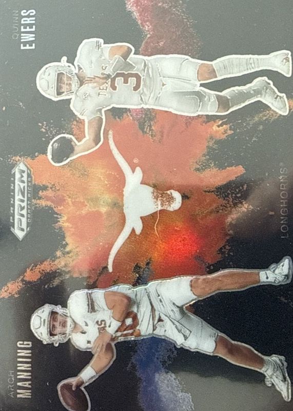 2025 Prizm Draft Picks #4 Black Color Blast Duals /(SSP)