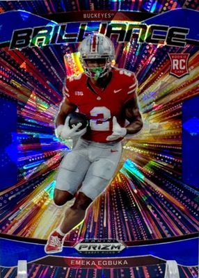 2025 Prizm Draft Picks #8 Brilliance - Blue Ice /149