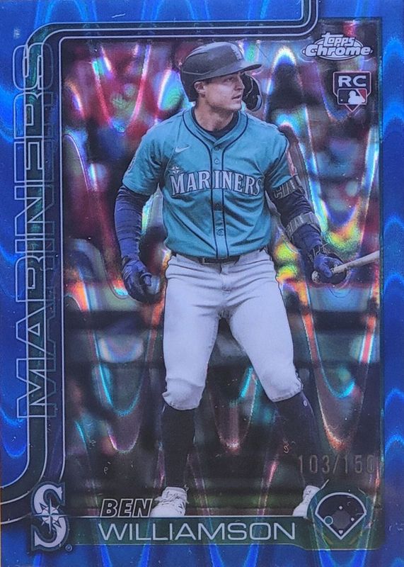 2025 Topps Chrome Update #USC168 Blue Wave Refractor /150