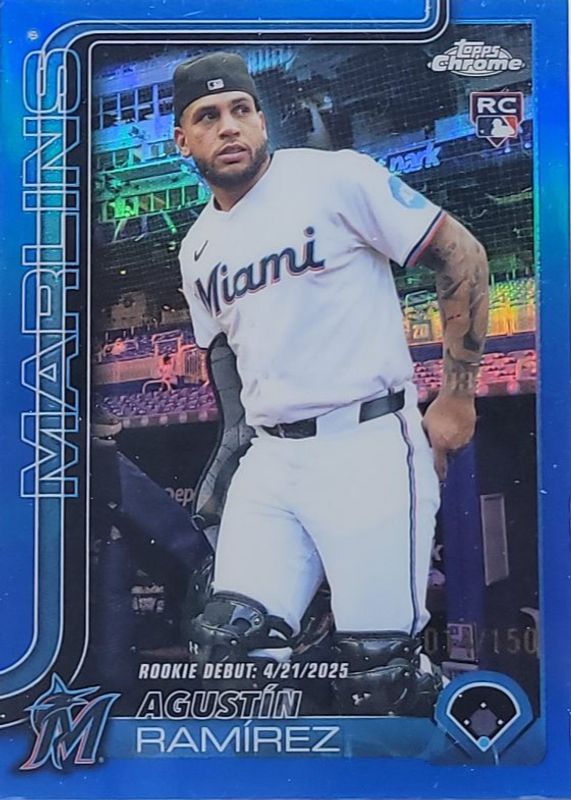 2025 Topps Chrome Update #USC38 Rookie Debut - Blue Refractor /150