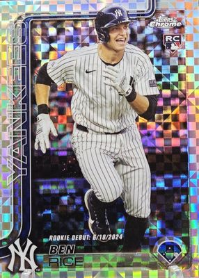 2025 Topps Chrome Update #USC138 Rookie Debut - X-Fractor