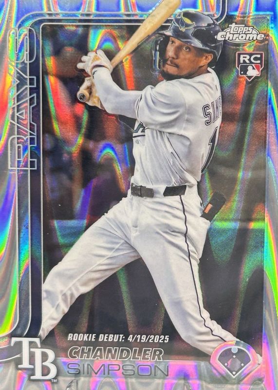 2025 Topps Chrome Update #USC17 Rookie Debut - RayWave Refractor