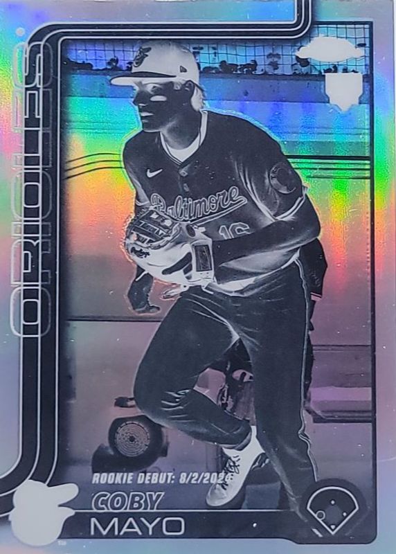 2025 Topps Chrome Update #USC94 Rookie Debut - Negative Refractor