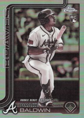 2025 Topps Chrome Update #USC88 Rookie Debut - Sepia Refractor