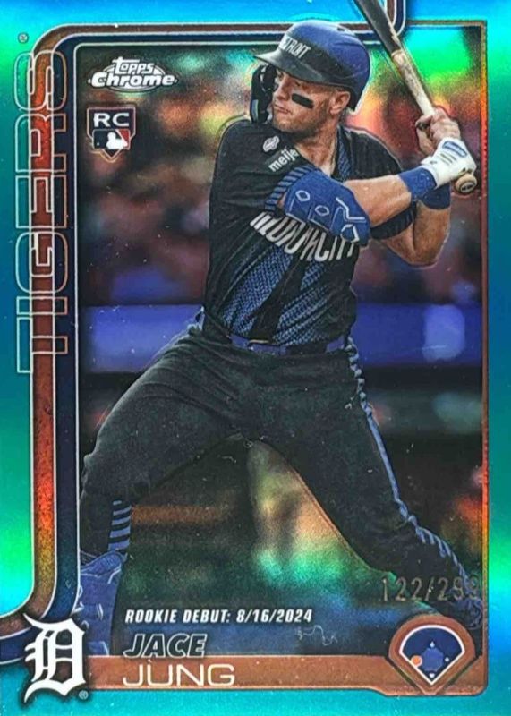 2025 Topps Chrome Update #USC121 Rookie Debut - Teal Refractor /299