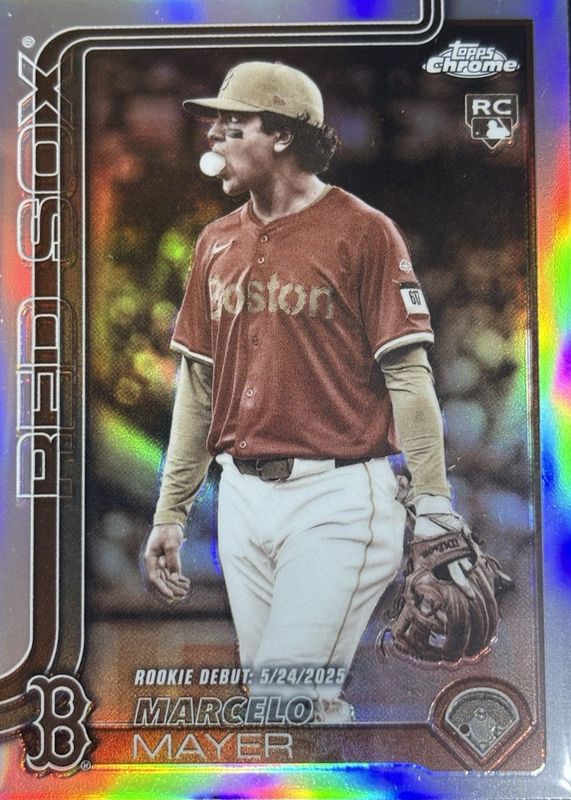 2025 Topps Chrome Update #USC117 Rookie Debut - Sepia Refractor