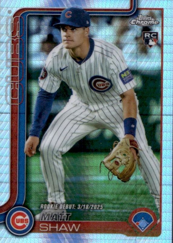 2025 Topps Chrome Update #USC135 Rookie Debut - Prism Refractor