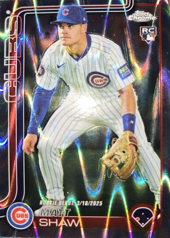 2025 Topps Chrome Update #USC135 Rookie Debut - RayWave Refractor