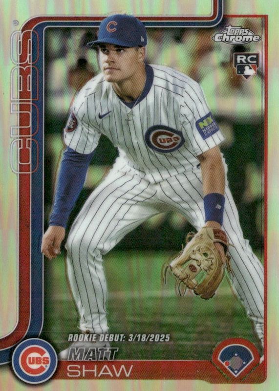 2025 Topps Chrome Update #USC135 Rookie Debut - Refractor