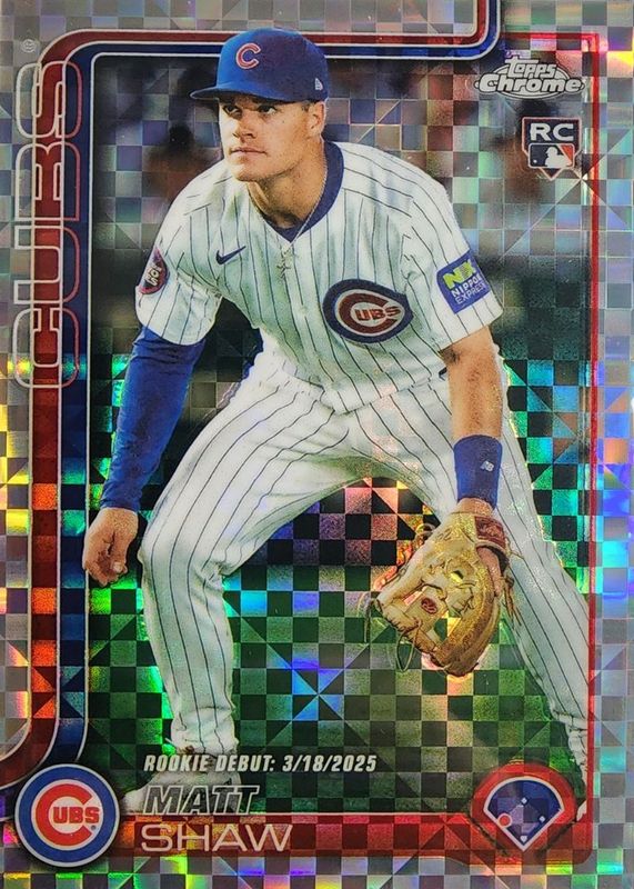 2025 Topps Chrome Update #USC135 Rookie Debut - X-Fractor