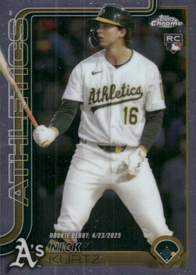 2025 Topps Chrome Update #USC180 Rookie Debut