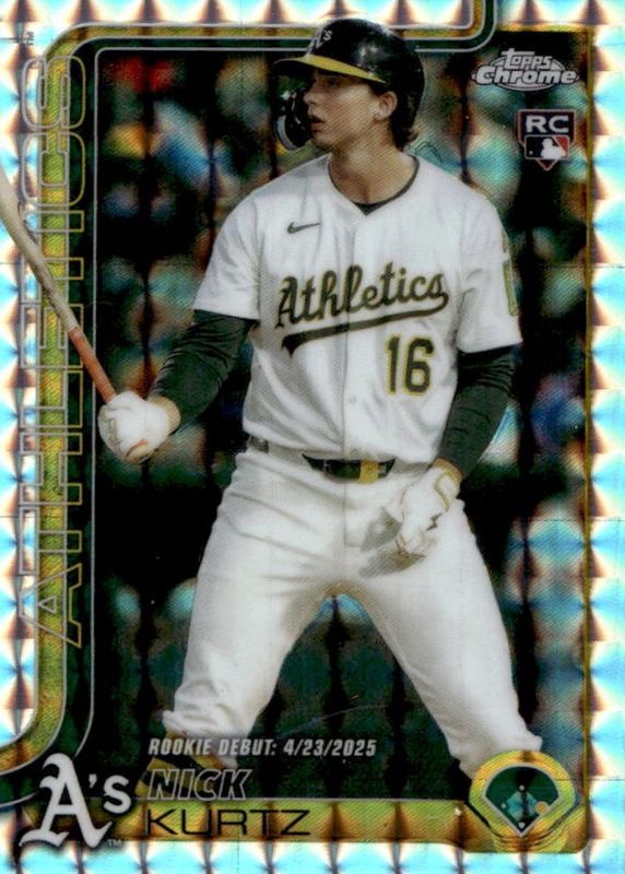 2025 Topps Chrome Update #USC180 Rookie Debut - Geometric Refractor