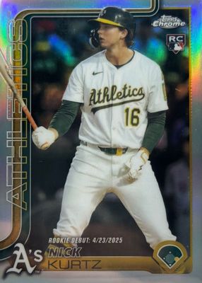 2025 Topps Chrome Update #USC180 Rookie Debut - Refractor