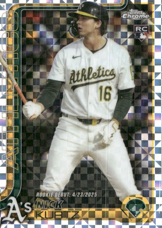 2025 Topps Chrome Update #USC180 Rookie Debut - X-Fractor