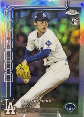 2025 Topps Chrome Update #USC73 Rookie Debut - Refractor