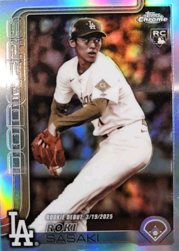 2025 Topps Chrome Update #USC73 Rookie Debut - Sepia Refractor