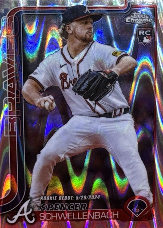 2025 Topps Chrome Update #USC132 Rookie Debut - RayWave Refractor