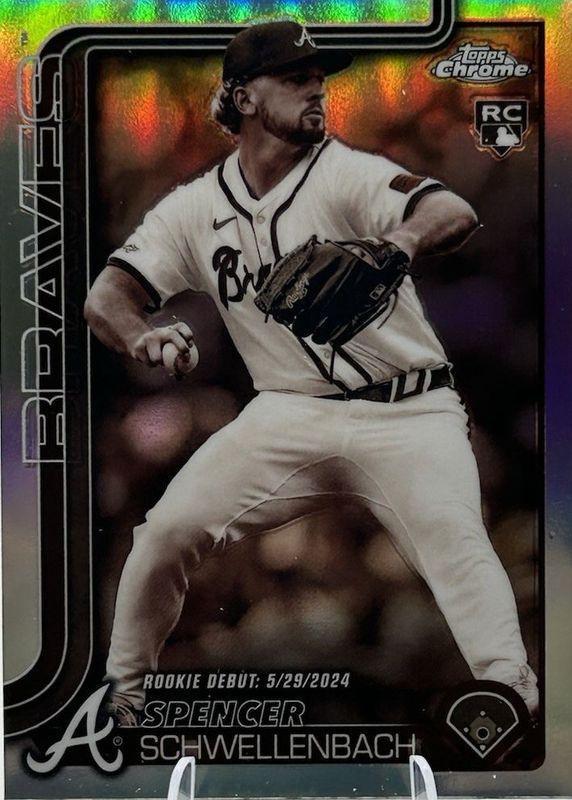 2025 Topps Chrome Update #USC132 Rookie Debut - Sepia Refractor