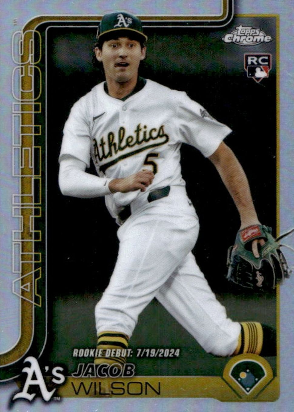 Jacob Wilson 2025 Topps Chrome Update #USC150 Rookie Debut - Refractor ...