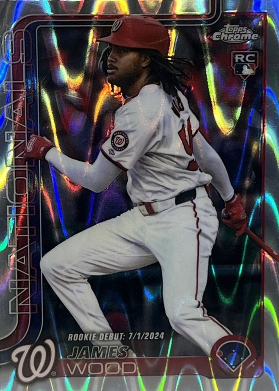 2025 Topps Chrome Update #USC95 Rookie Debut - RayWave Refractor
