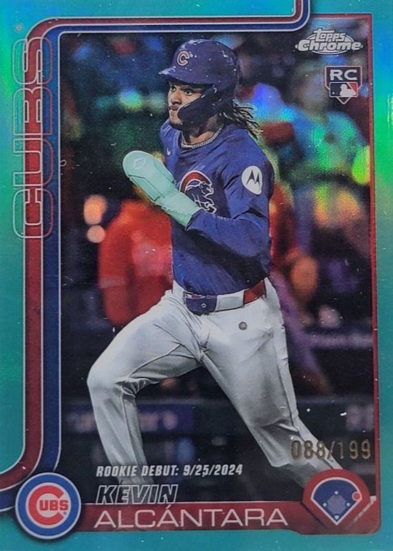 2025 Topps Chrome Update #USC25 Rookie Debut - Aqua Refractor /199