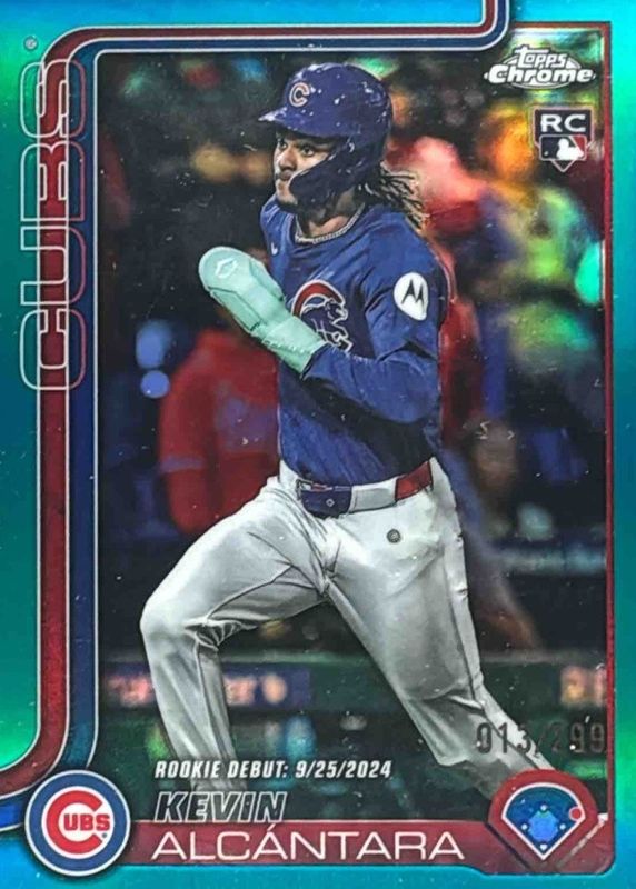 2025 Topps Chrome Update #USC25 Rookie Debut - Teal Refractor /299