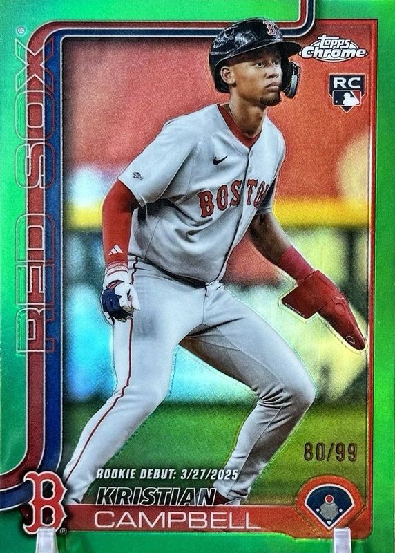 2025 Topps Chrome Update #USC188 Rookie Debut - Green Refractor /99