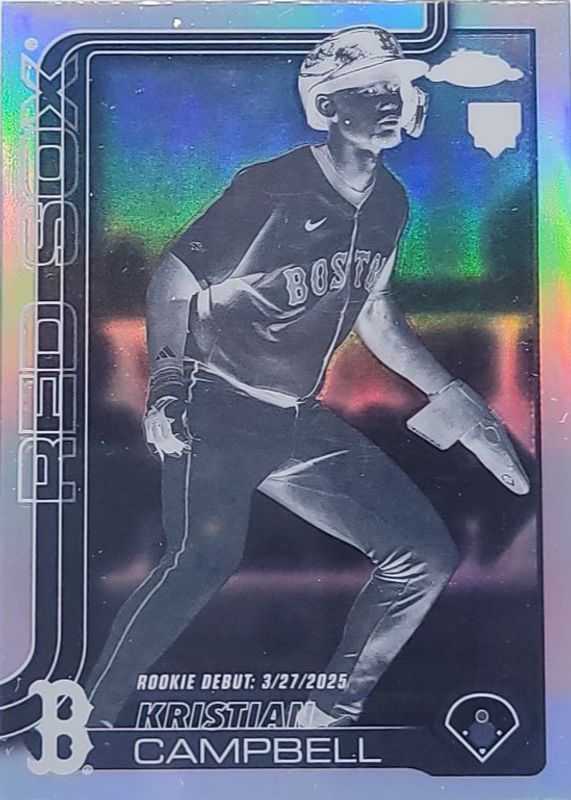 2025 Topps Chrome Update #USC188 Rookie Debut - Negative Refractor