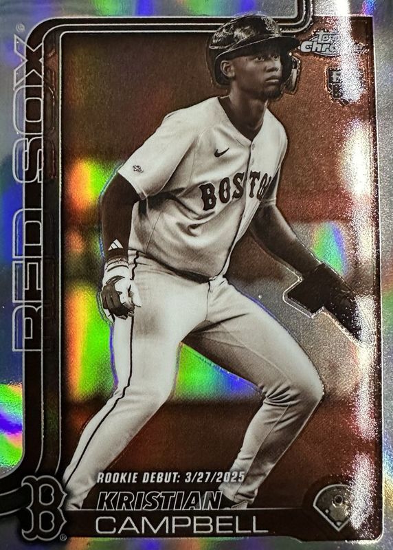 2025 Topps Chrome Update #USC188 Rookie Debut - Sepia Refractor